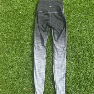 Lululemon Athletica Black and Gray Leggings